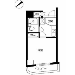 スカイコート川崎第８の物件間取画像